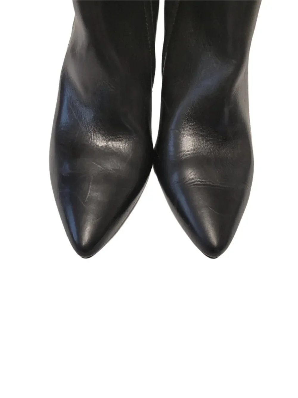 Paul Green Leather Heeled Pointed Toe Ankle Boot UK4